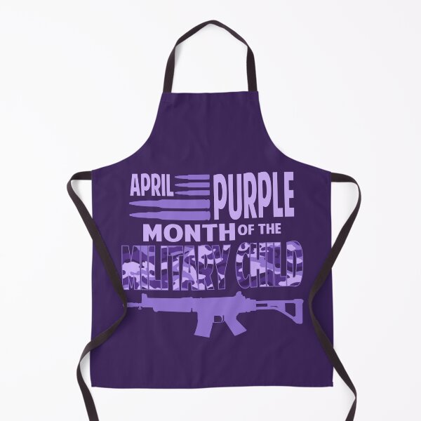 Item preview, April purple month of the Military Child designed and sold by Colorfulman.