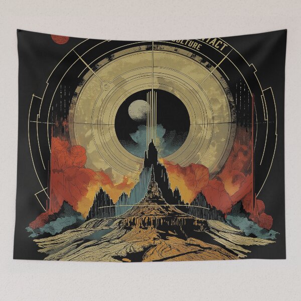 Item preview, Contact: The Culture Sci-Fi Series T Shirt designed and sold by DW3WD.