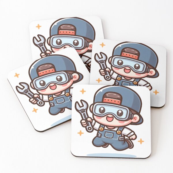 Item preview, Kawaii Mechanic: Wearing Safety Goggles designed and sold by CanvasCutie.