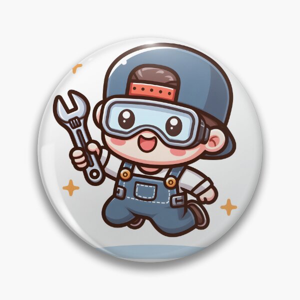 Item preview, Kawaii Mechanic: Wearing Safety Goggles designed and sold by CanvasCutie.