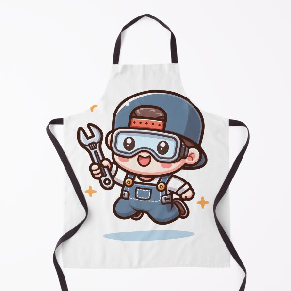 Item preview, Kawaii Mechanic: Wearing Safety Goggles designed and sold by CanvasCutie.