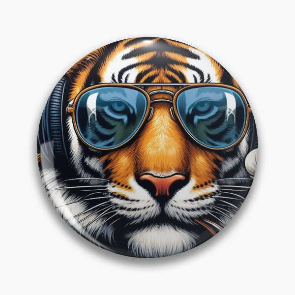 Item preview, Hipster Tiger designed and sold by Oryartil.