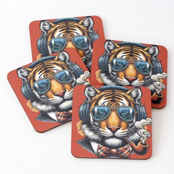 Item preview, Hipster Tiger designed and sold by Oryartil.