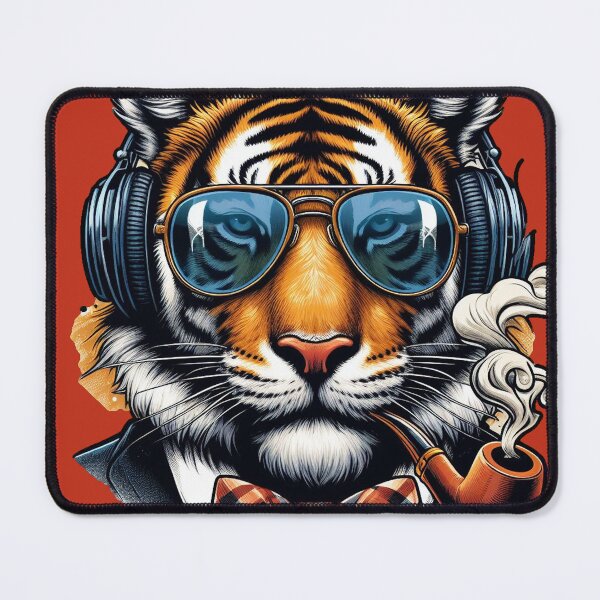 Item preview, Hipster Tiger designed and sold by Oryartil.
