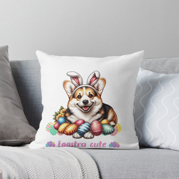 Item preview, eggstra cute corgi designed and sold by TrendingDan.