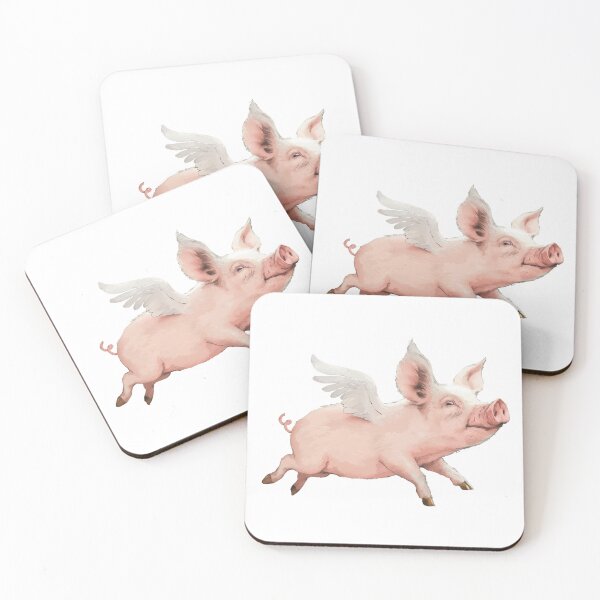 Item preview, Flying Pig designed and sold by Angry Swan Designs.