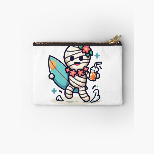 Item preview, Kawaii Surfing Mummy designed and sold by CanvasCutie.