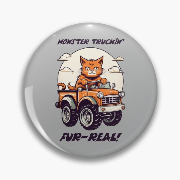 Item preview, Funny Monster Truck Cat designed and sold by DreamCraze.