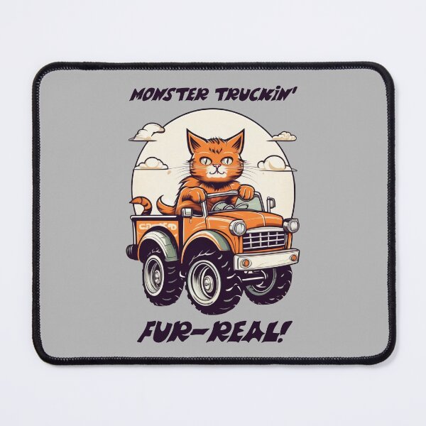 Item preview, Funny Monster Truck Cat designed and sold by DreamCraze.