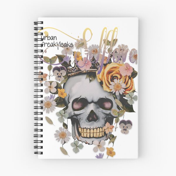 Item preview, SKULL WITH A GOLDEN CROWN AND FLOWERS designed and sold by inarausch2023.