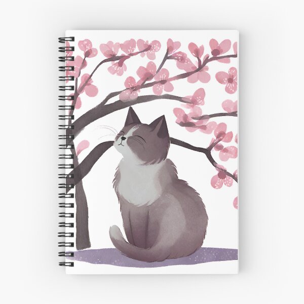 Item preview, Cat Beneath Cherry Blossoms designed and sold by Petalette.