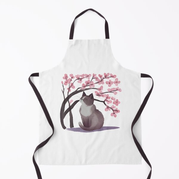 Item preview, Cat Beneath Cherry Blossoms designed and sold by Petalette.