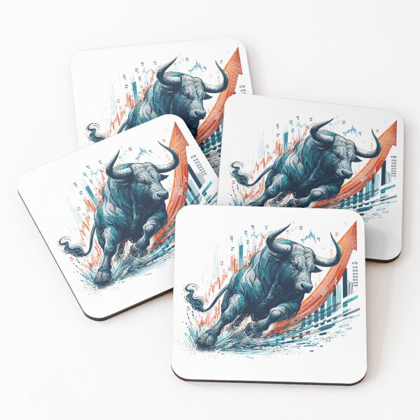 Item preview, Finance Stocks Taurus Bull Wall Street Gift designed and sold by Pineapple-Tree.