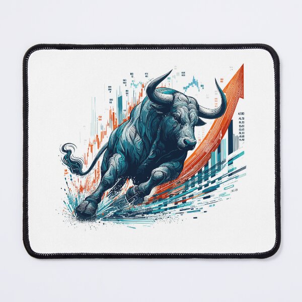 Item preview, Finance Stocks Taurus Bull Wall Street Gift designed and sold by Pineapple-Tree.