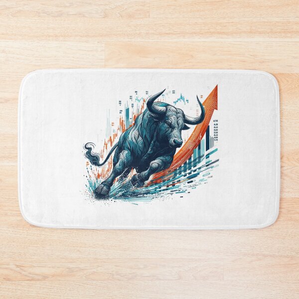 Item preview, Finance Stocks Taurus Bull Wall Street Gift designed and sold by Pineapple-Tree.