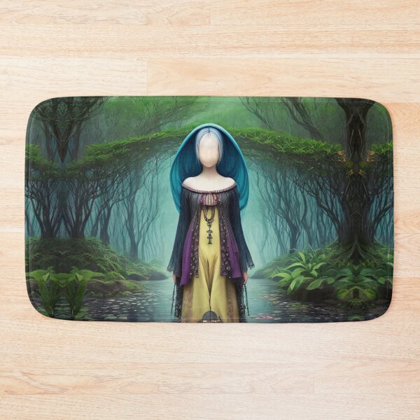 Item preview, Surreal Faceless Girl At The Lake designed and sold by MadnessEnvelope.