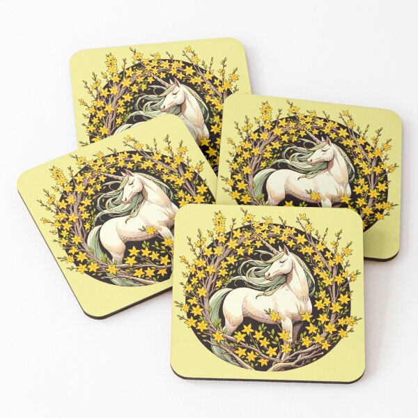 Item preview, Forsythia Unicorn designed and sold by FrictionMaxxing.
