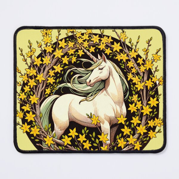 Item preview, Forsythia Unicorn designed and sold by FrictionMaxxing.