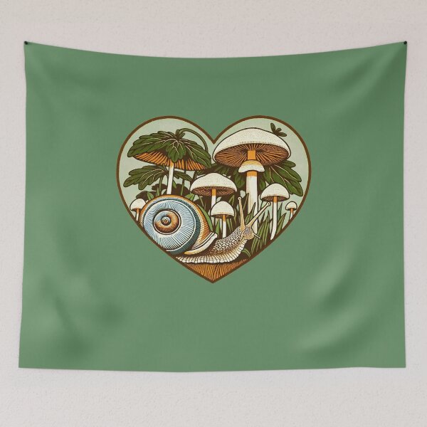 Item preview, Mushroom forest Snail designed and sold by FrictionMaxxing.