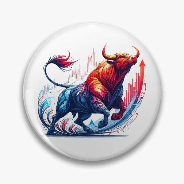 Item preview, Finance Stocks Taurus Bull Wall Street Gift designed and sold by Pineapple-Tree.