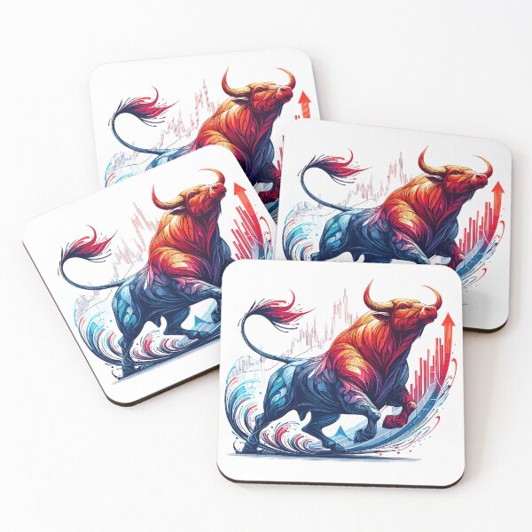 Item preview, Finance Stocks Taurus Bull Wall Street Gift designed and sold by Pineapple-Tree.