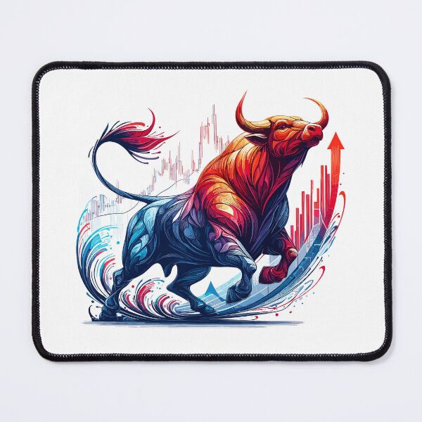 Item preview, Finance Stocks Taurus Bull Wall Street Gift designed and sold by Pineapple-Tree.