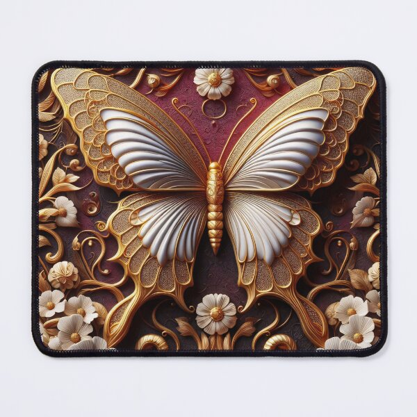 Item preview, Gold and Porcelain Butterfly in Exquisite Detail designed and sold by Trevor Hirst.