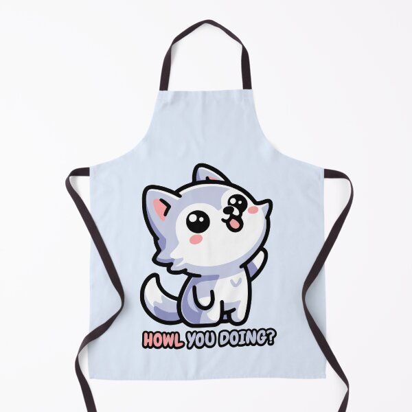 Item preview, Howl You Doing! Cute Wolf Pun designed and sold by PMCreative.