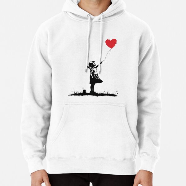 Item preview, Banksy inspired girl holding a balloon T-sher stickers funny designed and sold by ATLASS-BAZAR.