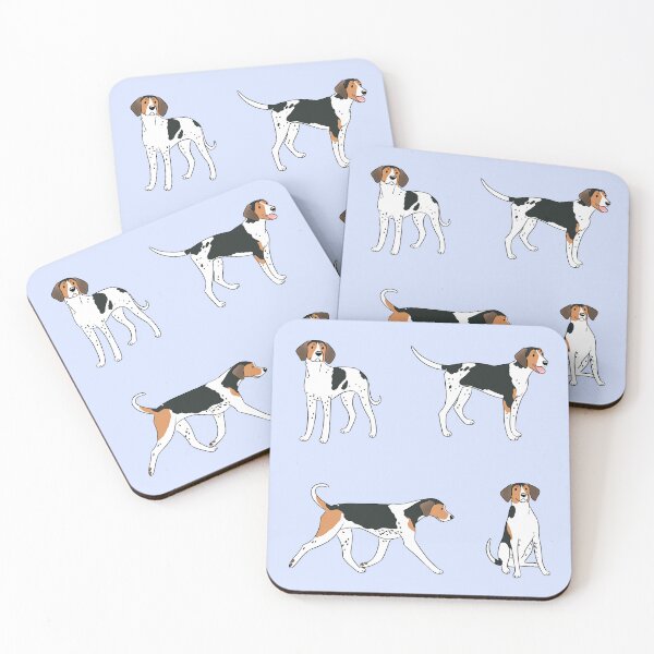Item preview, Treeing walker coonhound dog pack  designed and sold by Yaragold.