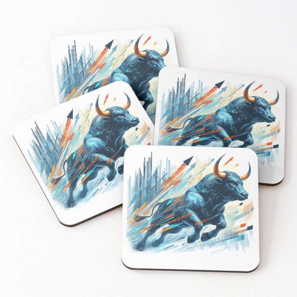 Item preview, Finance Stocks Taurus Bull Wall Street Gift designed and sold by Pineapple-Tree.