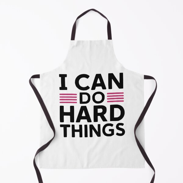Item preview, I Can Do Hard Things! Black designed and sold by PMCreative.