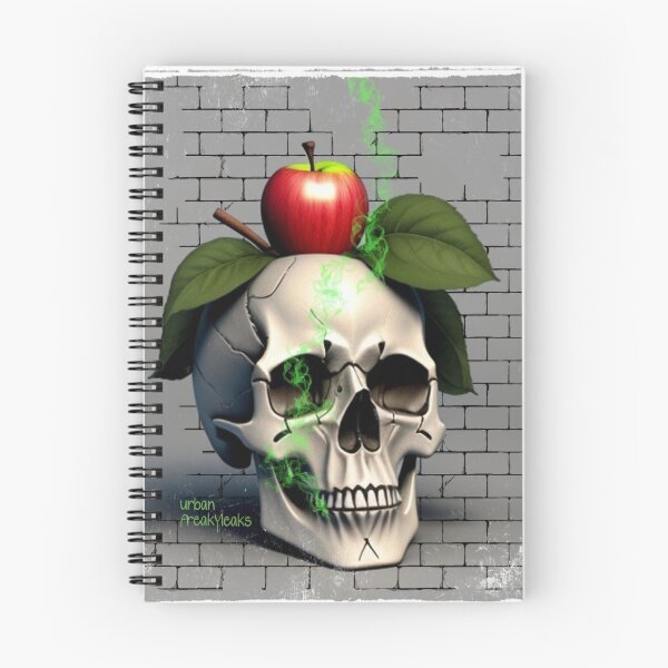 Item preview, SKULL WITH AN APPLE ON HIS HEAD designed and sold by inarausch2023.
