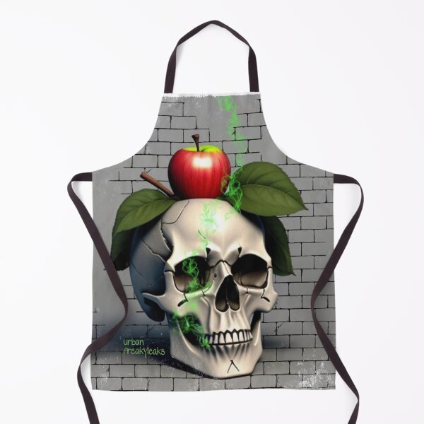 Item preview, SKULL WITH AN APPLE ON HIS HEAD designed and sold by inarausch2023.