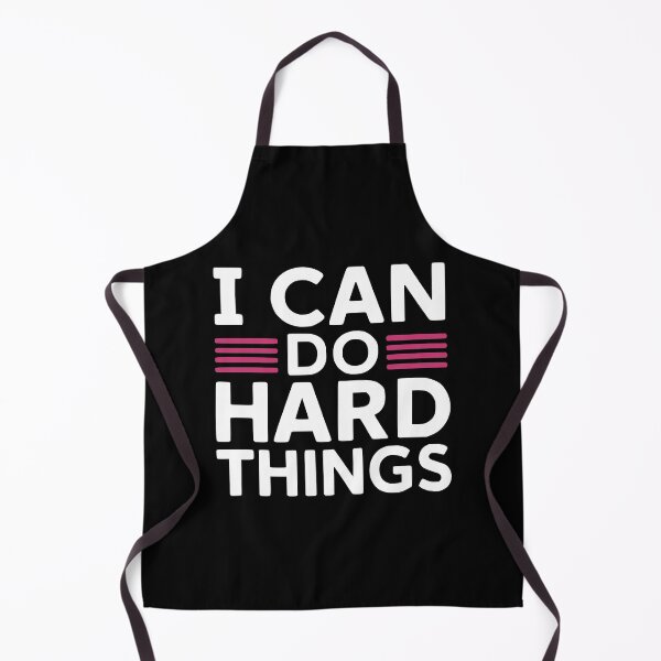 Item preview, I Can Do Hard Things! White designed and sold by PMCreative.
