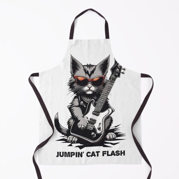Item preview, Cool Rock ‘n’ Roll Stones Cat designed and sold by DreamCraze.