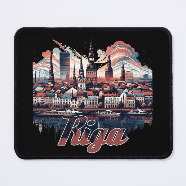 Item preview, Riga capital Latvia Baltics gift designed and sold by Pineapple-Tree.