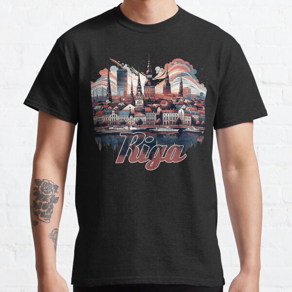 Item preview, Riga capital Latvia Baltics gift designed and sold by Pineapple-Tree.