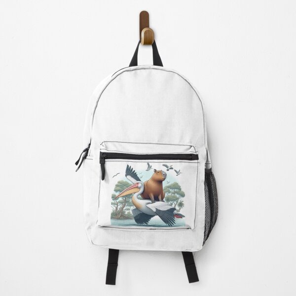 Item preview, Capy and Pelican-Tropical Island4 designed and sold by Capybara Art Lover.