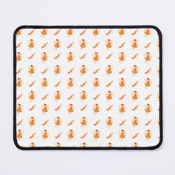 Item preview, Orange fairy infinite pattern designed and sold by Inspyralia.