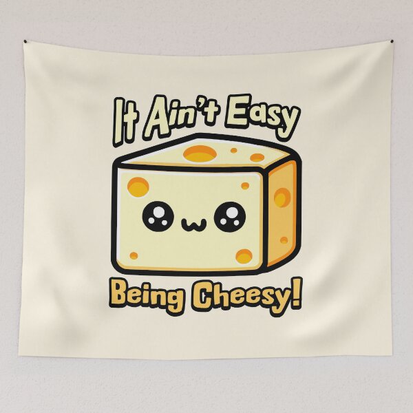 Item preview, ¡No es fácil ser cursi! Lindo juego de palabras con queso designed and sold by PMCreative.