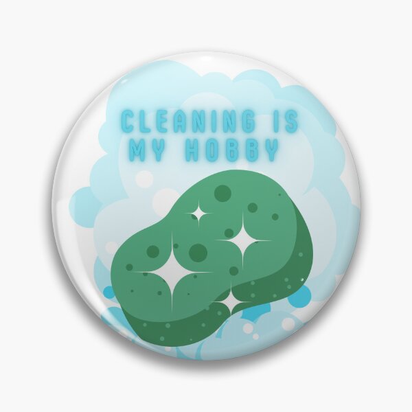 Item preview, Cleaning is my hobby sticker designed and sold by jckali.