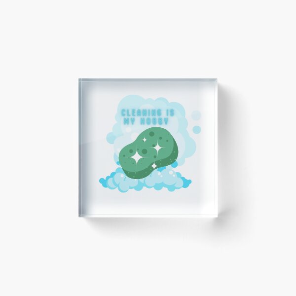 Item preview, Cleaning is my hobby sticker designed and sold by jckali.