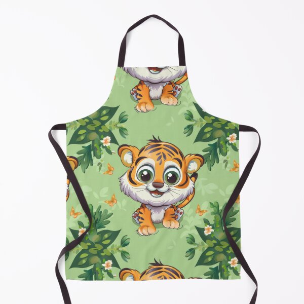 Item preview, Copy of Autumn Leaves and Cute Cheetah Cub Illustration designed and sold by PICbyFemke.