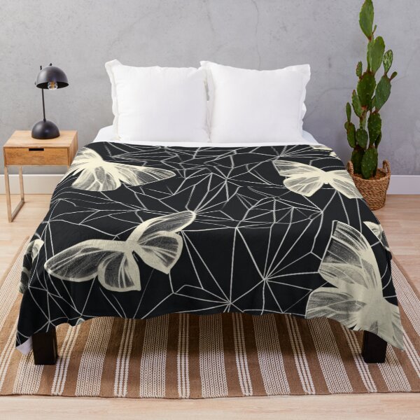 Item preview, Geometrical Beige Butterfly Pattern designed and sold by GrinGalore.