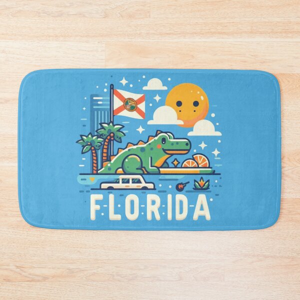 Item preview, Florida Playful Abstract Symbolic Sights Animation designed and sold by Gaborai.