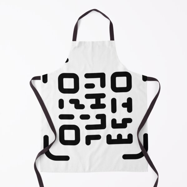 Item preview, Rickroll qr code - black - white designed and sold by Mahmoud Salah.