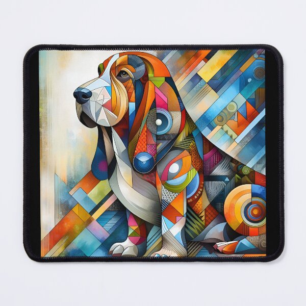 Item preview, Vibrant Basset Hound Painting: Colors of Joy designed and sold by PawspectCreate.