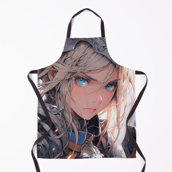Item preview, Winter Paladin Valkyrie Anime Girl designed and sold by bubblegoth.