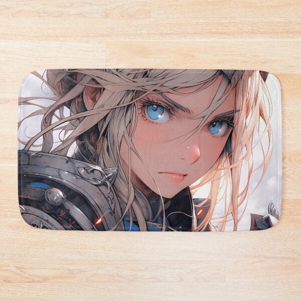 Item preview, Winter Paladin Valkyrie Anime Girl designed and sold by bubblegoth.